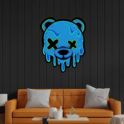 Ice Bear UV Print Neon Sign