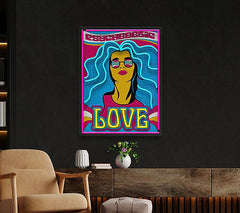 Love #1 UV Print Neon Sign