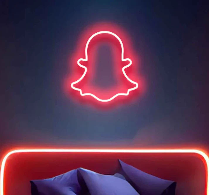 Snapchat Logo Neon