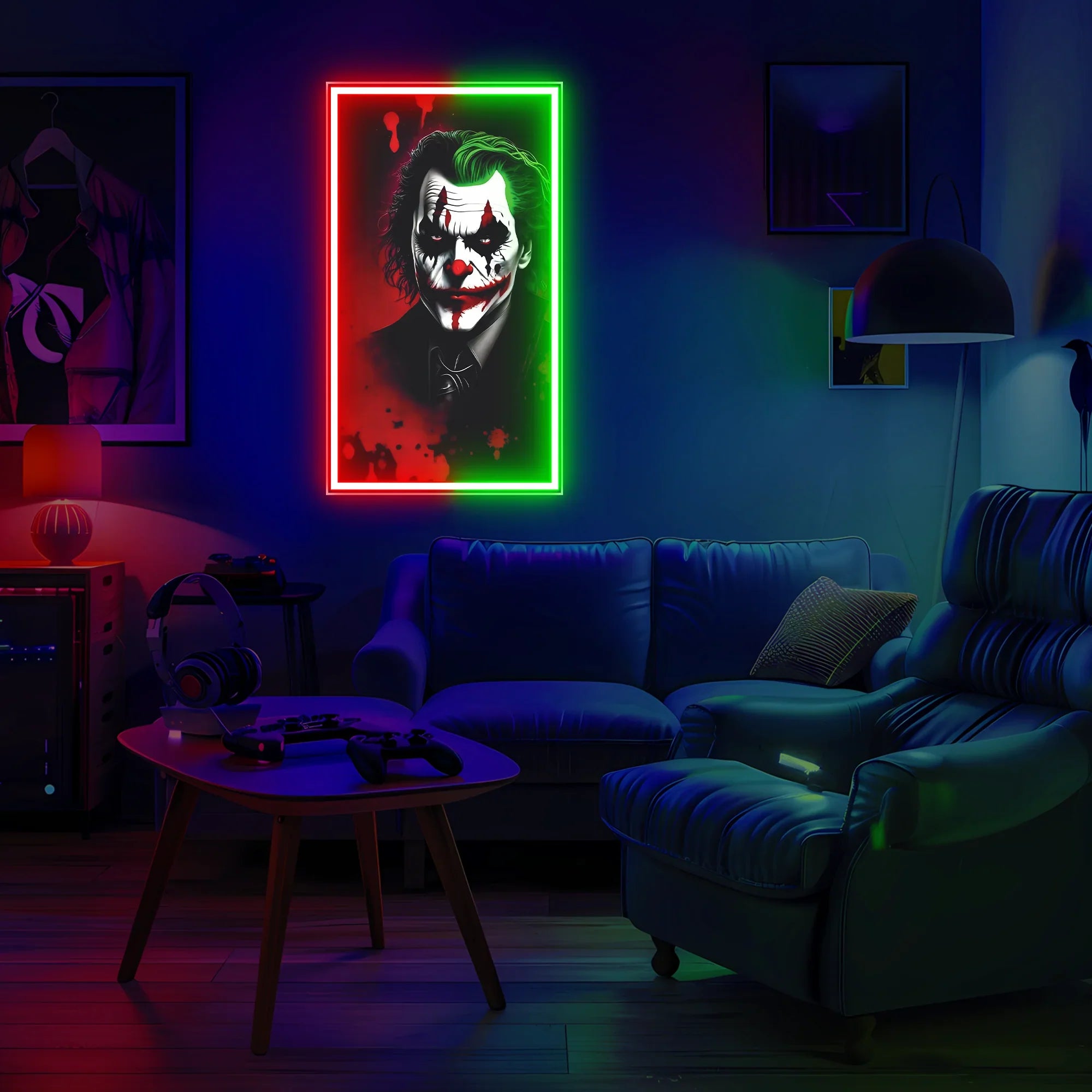 Joker UV Neon Sign