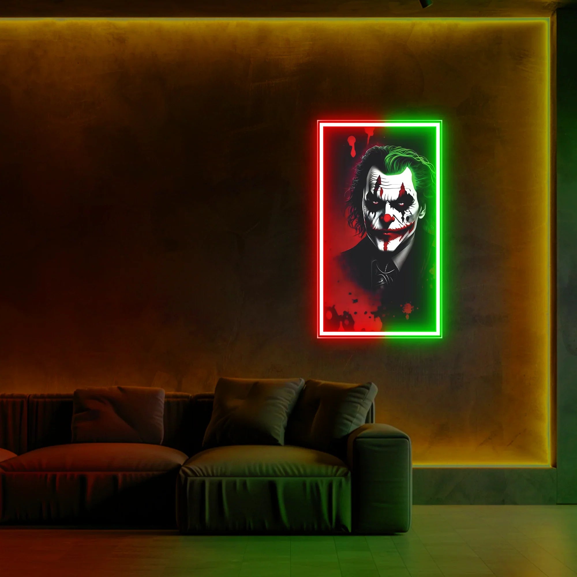 Joker UV Neon Sign