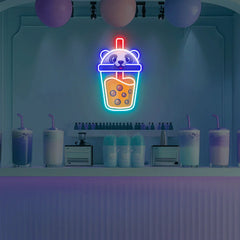 Boba Tea UV Neon Sign