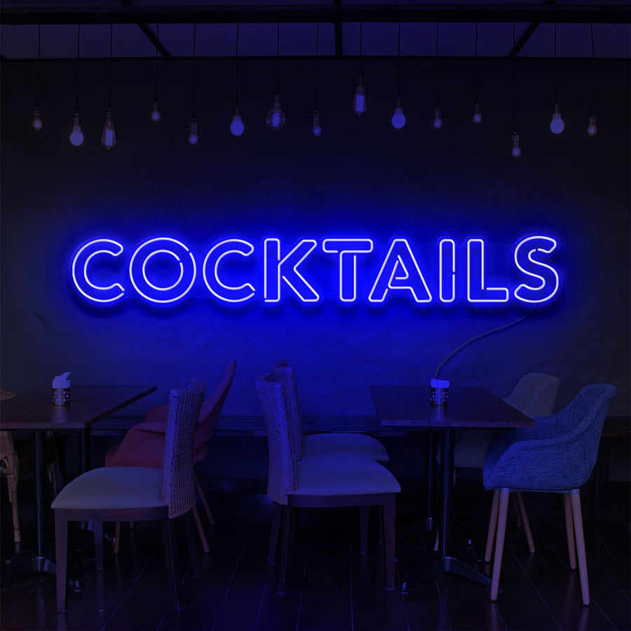 "COCKTAILS" NEON SIGN