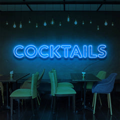 "COCKTAILS" NEON SIGN