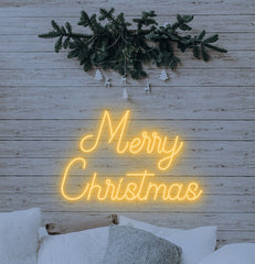 Neon Merry Christmas Sign