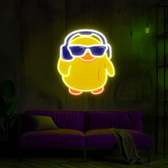 Chill Duck UV Neon Sign