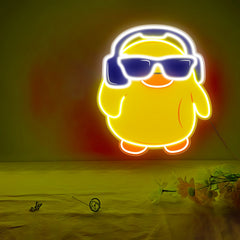 Chill Duck UV Neon Sign