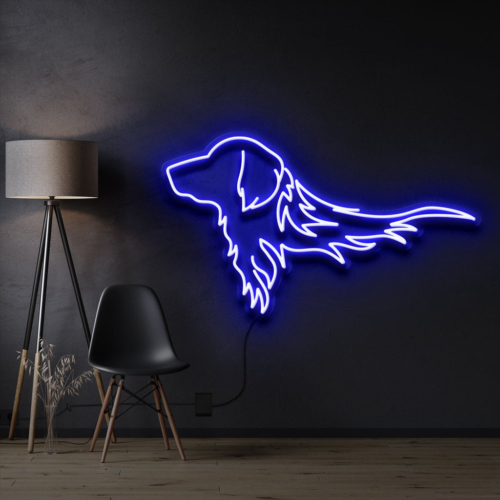 "GOLDEN RETRIEVER" NEON SIGN