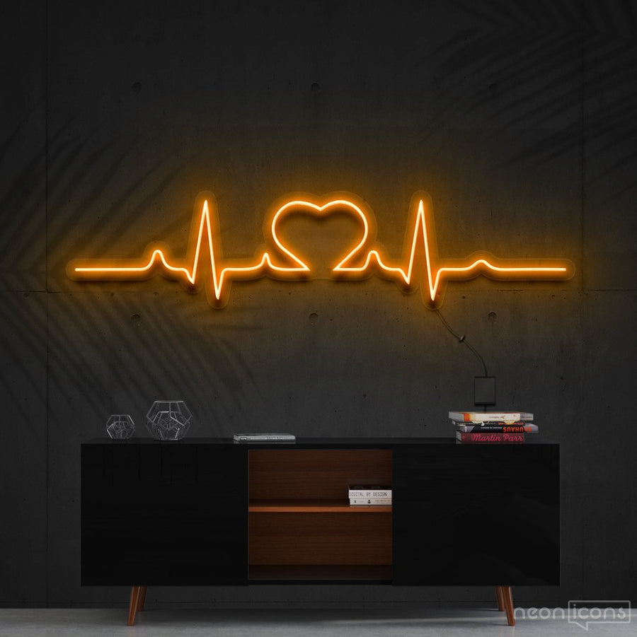 "HEARTBEAT" NEON SIGN