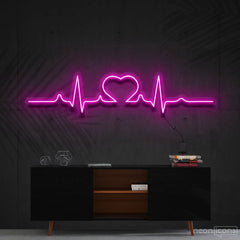 "HEARTBEAT" NEON SIGN