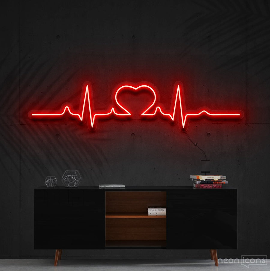 "HEARTBEAT" NEON SIGN