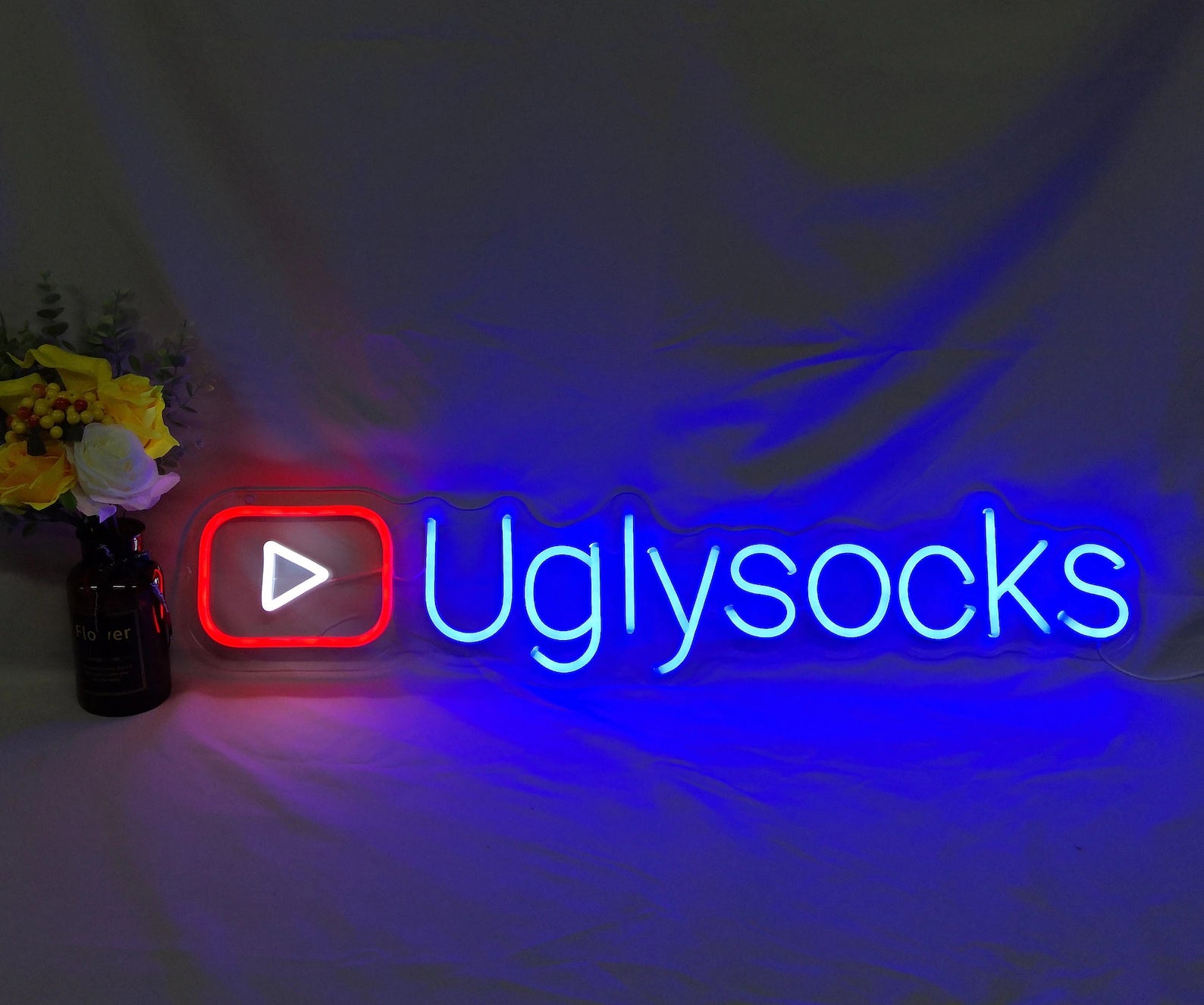 Custom YouTube Username Neon Sign