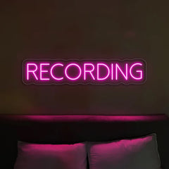 Recording Neon Sign