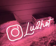 Custom Instagram Username Neon Sign