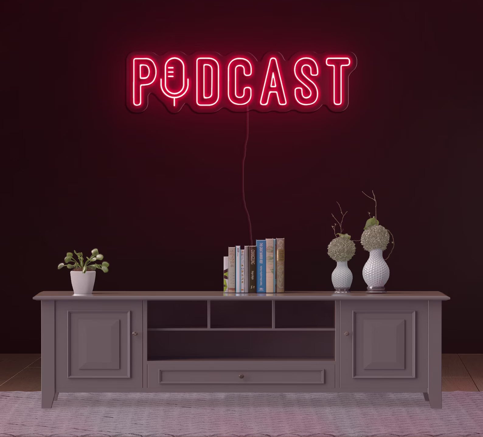 "PODCAST" Neon Sign