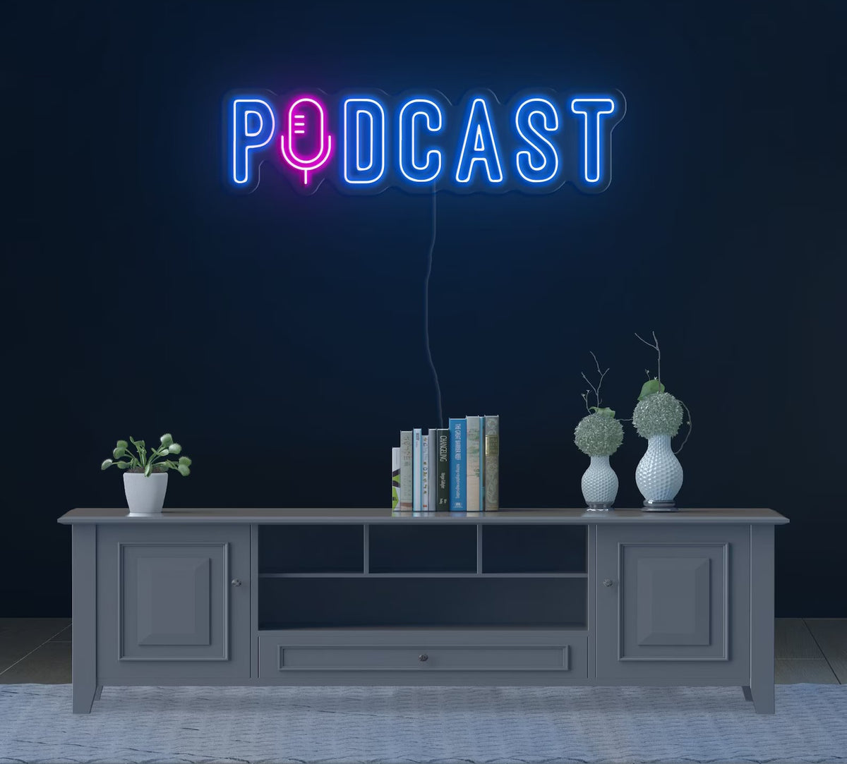 "PODCAST" Neon Sign