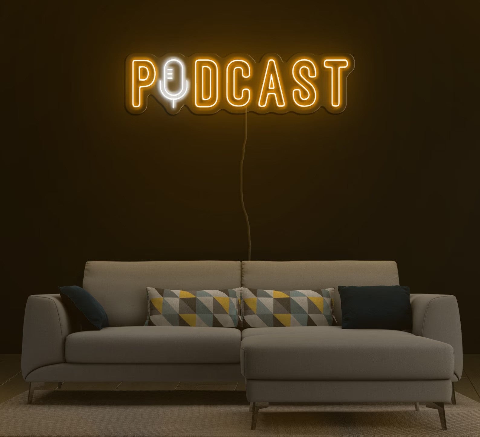 "PODCAST" Neon Sign