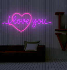 I Love You Neon Sign