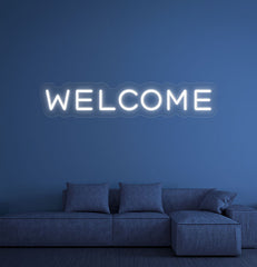 Welcome Neon Sign