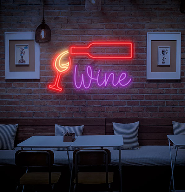 Wine Neon Sign